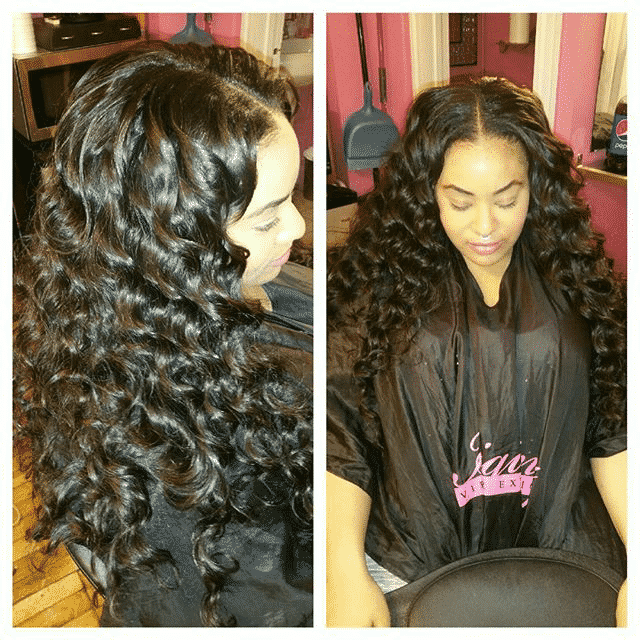 Traditional Installation With 3 or 4 Bundles of Intriguing Hair Extensions 12-30 Inches In Length