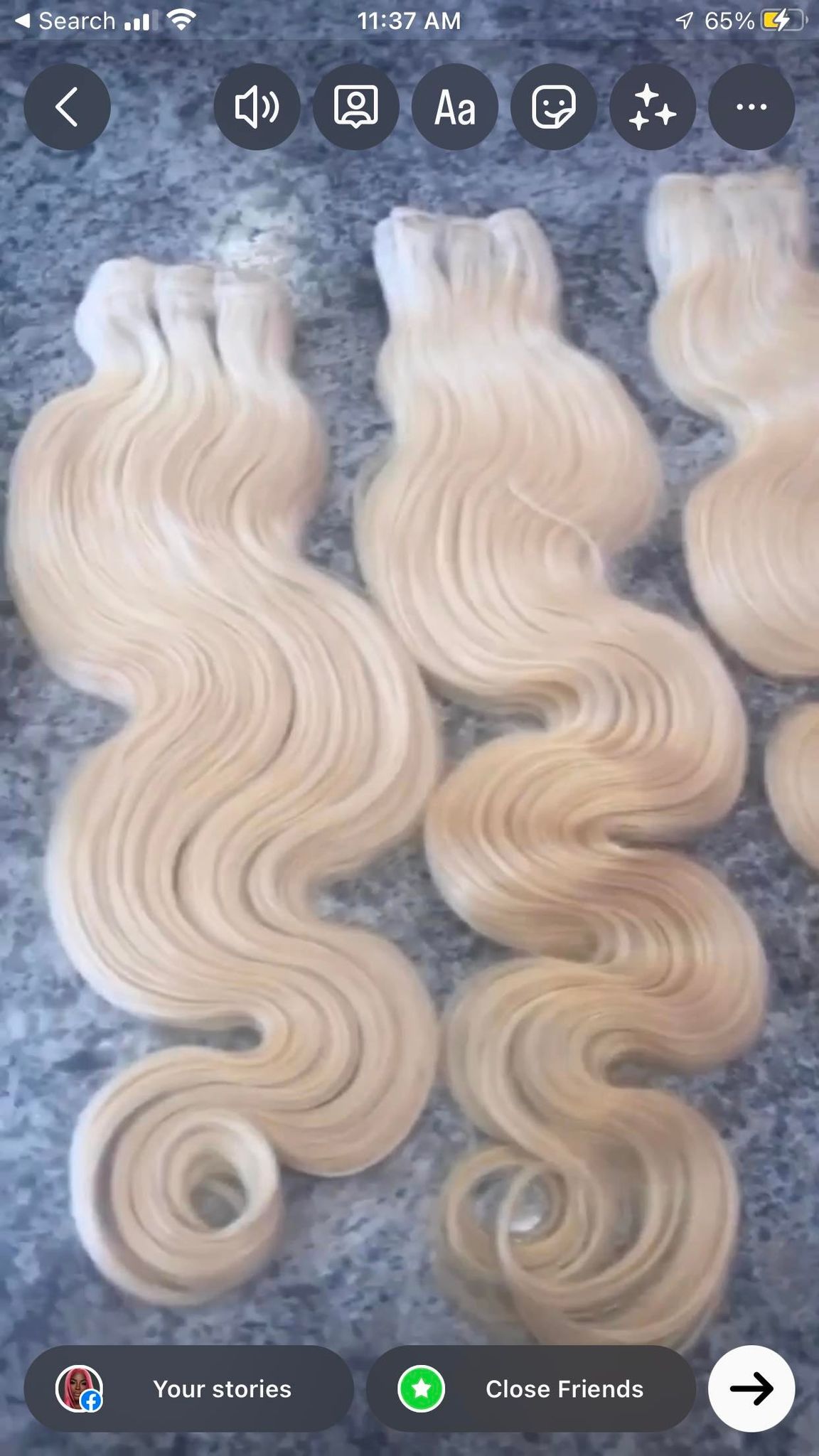 Blonde Hair Extensions